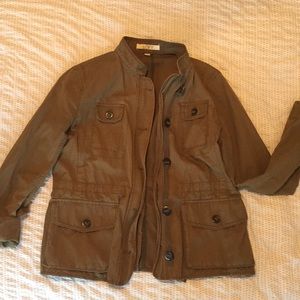 ANN TAYLOR LOFT ARMY JACKET
